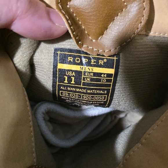 Black and Tan Western Cowboy Boots - Picture 4 of 4